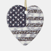 米国国旗のクロムクリスマス装飾品 セラミックオーナメント (右)