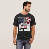 米国国旗のグラフィック Tシャツ (正面フル)