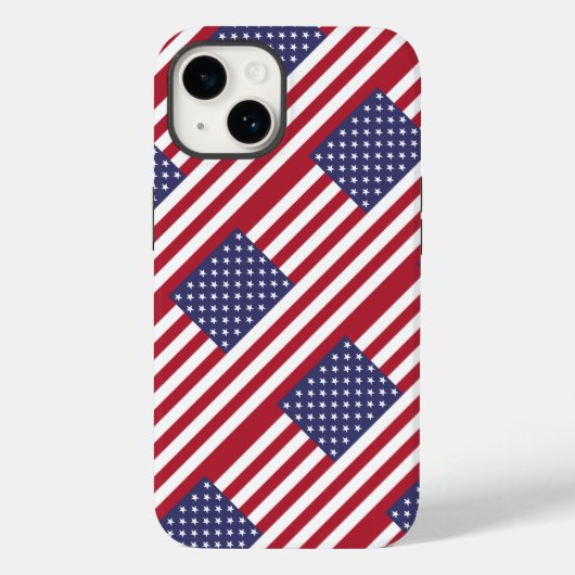 米国国旗のケース – メイトiPhoneケース Case-Mate iPhoneケース (裏面)