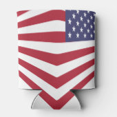 米国国旗のコーナーカスタムクーラーボックス 缶クーラー (裏面)