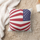 米国国旗のコーナー装飾用クッション クッション (ブランケット)