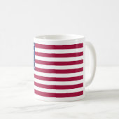 米国国旗のコーヒーマグ コーヒーマグカップ (正面右)