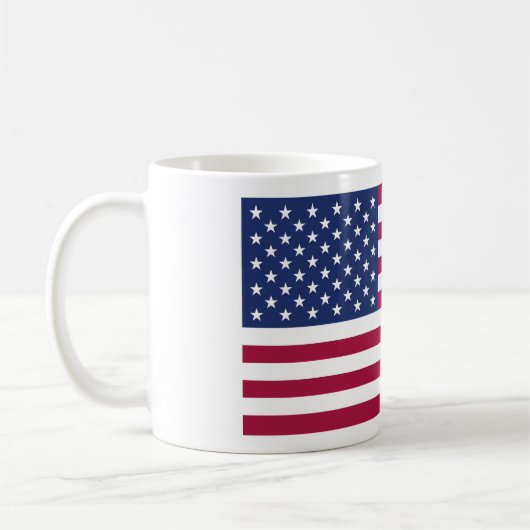 米国国旗のコーヒーマグ コーヒーマグカップ (左)