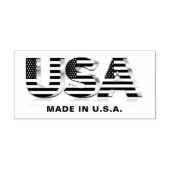 米国国旗のゴム印 ラバースタンプ (インプリント)