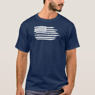 米国国旗のサイクリング Tシャツ
