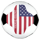 米国国旗のサッカーボール サッカーボール (回転)