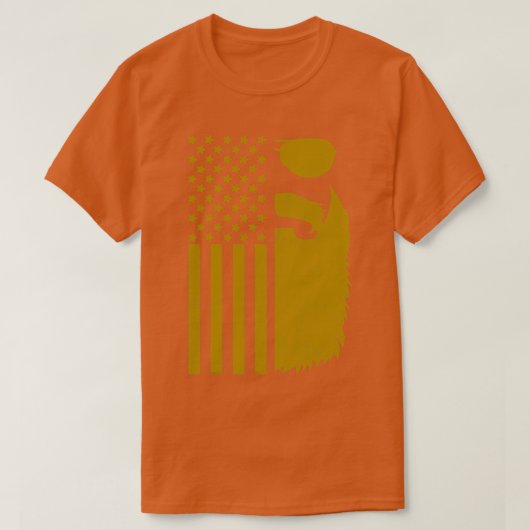 米国国旗のサングラス Tシャツ (デザイン正面)