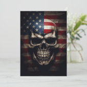 米国国旗のスカル シーズンカード (スタンド正面)