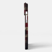 米国国旗のスカル iPhoneケース (左側面)