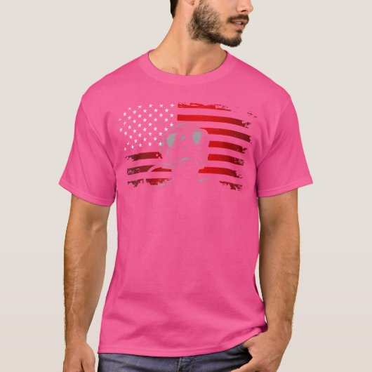 米国国旗のスキューバダイビング Tシャツ (正面)