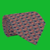 米国国旗のスタイリッシュ星とストライプのネックタイ ネクタイ