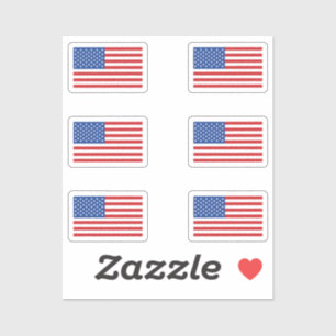 米国国旗のスティーカー シール