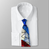 米国国旗のステンドグラスのネックタイ ネクタイ (タイ)