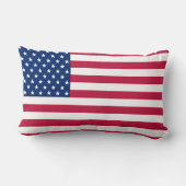 米国国旗のストライプ愛国腰枕 ランバークッション (裏面)