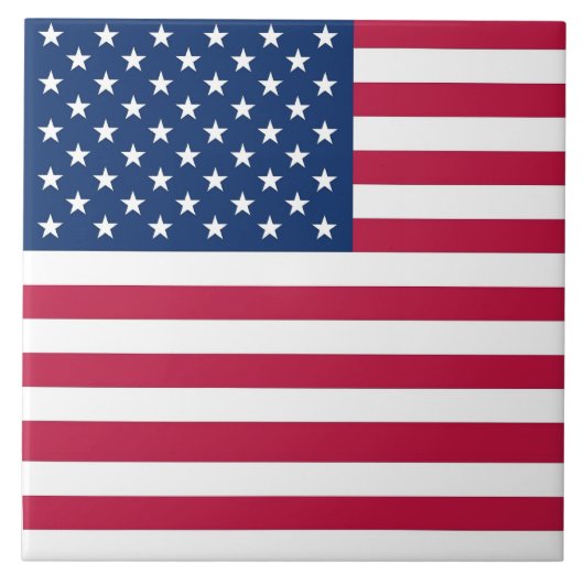 米国国旗のタイル タイル (正面)