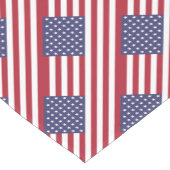 米国国旗のテーブルクロス ショートテーブルランナー (コーナー)