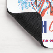 米国国旗のテーマカスタム7月4日ビジネス マウスパッド (コーナー)