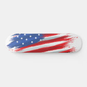 米国国旗のデザイン スケートボード (横)