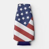 米国国旗のデザイン。 ボトルクーラー (正面)