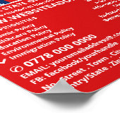 米国国旗のデザイン、政治運動家の広告 ポスター (角)