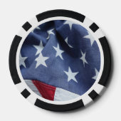 米国国旗のトランプのポーカーチップ ポーカーチップ (裏面)