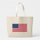 米国国旗のトートバッグ米国 ラージトートバッグ (裏面)