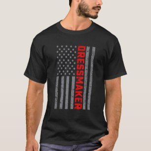 米国国旗のドレスメーカー米国国旗のヴィンテージ男性へD Tシャツ