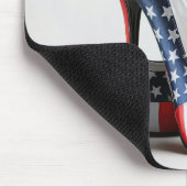 米国国旗のハイヒール マウスパッド (コーナー)