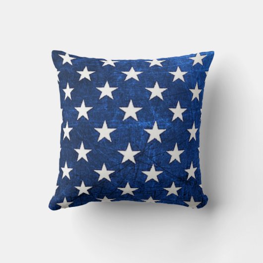 米国国旗のハート赤白青枕 クッション (裏面)