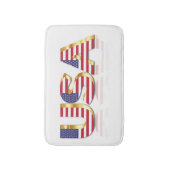 米国国旗のバスマット バスマット (正面縦)