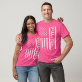 米国国旗のバレーボール Tシャツ (ユニセックス)