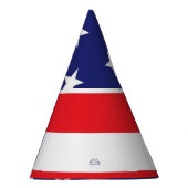 米国国旗のパーティーハットレッドホワイトとブルー パーティーハット (右)