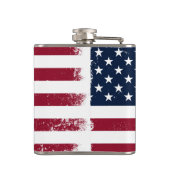 米国国旗のビニ包まれたー6オズフラスコ フラスク (裏面)