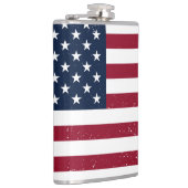 米国国旗のビニ包まれたー8オズフラスコ フラスク (右)