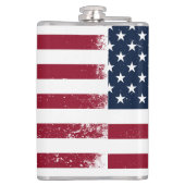 米国国旗のビニ包まれたー8オズフラスコ フラスク (裏面)