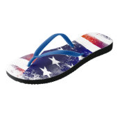 米国国旗のビーチサンダル ビーチサンダル (アングル)