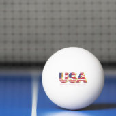 米国国旗のピンポンボール 卓球ボール (ネット)