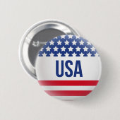 米国国旗のピン 缶バッジ (正面&裏面)