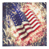 米国国旗のフォトキューブ フォトキューブ (正面)