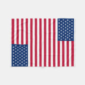 米国国旗のフリースブランケット フリースブランケット (正面(横))