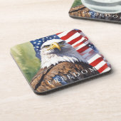 米国国旗のフリーダムやる気を起こさせるイーグル コースター (左側)