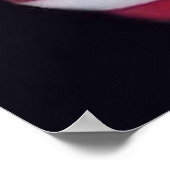 米国国旗のプリント ポスター (角)