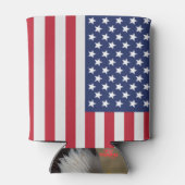 米国国旗のベバレッジクーラー – アメリカンバルドイーグル 缶クーラー (裏面)