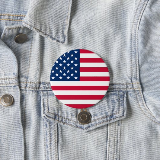 米国国旗のボタンアメリカ国旗の愛国的ギフト 缶バッジ (インサイチュ)