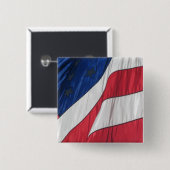米国国旗のボタン 缶バッジ (正面&裏面)