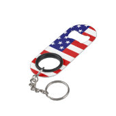 米国国旗のボット キーホルダー栓抜き (裏面アングル)