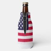 米国国旗のボトル クール ボトルクーラー (ボトル裏面)