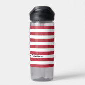 米国国旗のボトル、愛国的な米国、統一された州 ウォーターボトル (背面)