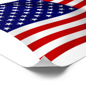 米国国旗のポスタープリント ポスター (角)