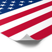 米国国旗のポスター ポスター (角)